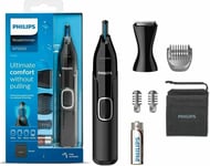 Philips Nose Hair Trimmer Series 5000 Men Nose Ear and Eyebrow Trimmer NT5650/16