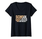 Womens Show Me The Data - School Psych Whisperer Apparel V-Neck T-Shirt