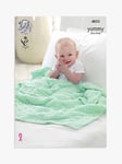 King Cole Yummy Baby Blanket Knitting Pattern, 4822