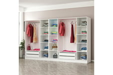 Fruitland Garderobe 315 cm - Hvit Garderobeskap & klesskap