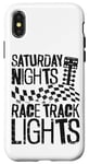 iPhone X/XS Drag Racing Race Car Saturday Nights Race Track Lights Case