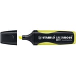 Stabilo Green Boss Gul - 83% Genanvendt Plast - (10 Stk.)