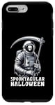 Coque pour iPhone 7 Plus/8 Plus Spooktacular Halloween Grim Reaper Astronaute