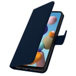 Case for Samsung Galaxy A21s Card-holder Cover Video Stand Feature Navy