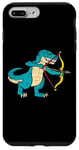 Coque pour iPhone 7 Plus/8 Plus Dinosaure Tir à l'arc Archer T-Rex Arc Et Des Flèches Garçon