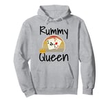 Funny Rummy Queen Card Game Winner Mom Mother Grandmother Pullover Hoodie