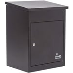 Smart Parcel Box - Boîte à colis moyenne Noire à accès frontal - Noir