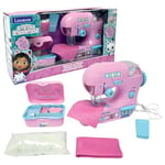 Lexibook, Gabby's Dollhouse, Sewing machine with accessories, light and pedal, role play toy, fashion design game, Pink, SW100GDH