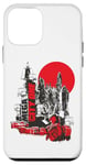 Coque pour iPhone 12 mini Judge Dredd Mega City One Noir et Rouge 2000 AD