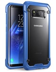 SUPCASE Unicorn Beetle Series Premium Hybrid Protective Clear Case for Samsung Galaxy S8 (2017 Release), Frost/Blue