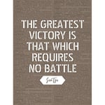 Artery8 Dictionary Inspiring Quote Sun Tzu Greatest Victory No Battle Large Wall Art Poster Print Thick Paper 18X24 Inch