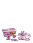 Magni Leksaker Tea Set In Suitcase W. Unicorn Motives Multi/patterned