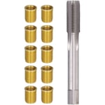 Outils de réparation de trou de filetage de bougie d'allumage métal M12x1.25 Inserts M14x1.25 robinet 14mm Kit rethreadé - Jeffergarden