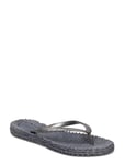 Flip Flop With Glitter Silver Ilse Jacobsen