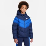 Nike Vinterjacka Down NSW synthetic-fill - Navy/Blå/Vit Barn, storlek L: 147-158 cm