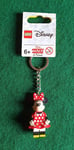 NEW! LEGO 853999 - DISNEY - MICKEY MOUSE & FRIENDS - MINNIE - KEYRING/KEYCHAIN