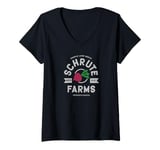 Womens The Office Schrute Farms Logo V-Neck T-Shirt