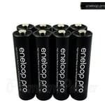 8 X Piles Rechargeables Panasonic Eneloop PRO AAA 930mAh HR03 Haute Ni-MH Accu