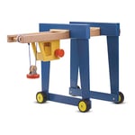 New Classic Toys- Wooden Crane, 930, Bleu, 570 x 295 x 360mm