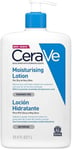 CeraVe Moisturising Lotion, 1 Litre, with Hyaluronic Acid and 1 l (Pack of 1) 