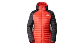 Doudoune capuche en duvet femme the north face bettaforca orange