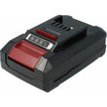 Vhbw - Batterie compatible avec Einhell te-tc 18/115 outil électrique, outil de jardin, aspirateur eau/poussière (2000 mAh, Li-ion, 18 v)