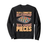 Checkers Board Game Strategy - Classic Checkers Sweatshirt