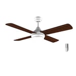 Cecotec Ventilateur de plafond Energysilence Aero 4250 Fresh, 55 W, diamètre 42 ”avec 4 lames réversibles, lumière LED, télécommande, minuterie jusqu'à 8h, 3 vitesses