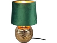 Rl Light Bordslampa Sophia Stående Nattlampa R50821015 Rl Light Bordslampa Lampskärm Skrivbordslampa Keramik Grön Guld