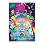 Grupo Erik Rick And Morty Season 4 Poster - 36 x 24 inches / 91.5 x 61 cm - Shipped Rolled Up - Cool Posters - Art Poster - Posters & Prints - Wall Posters