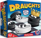 Draughts Traditional Board Game - Skill Strategy Classic Family Indoor Fun