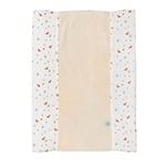 Nattou Housse pour Matelas à Langer avec joli motif, env. 50 x 70 cm, Vegan, Boris & Jungo, Beige