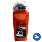 3x L’Oréal Paris Men Expert Thermic Resist Deodorant Roll-On 50ml