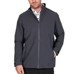 Island GREEN Mens Waterproof Rain Jacket Charcoal M