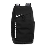 Unisex Nikes Elite Pro Basketboll Ryggsäck Skola Väska Gym Sport Resväska Laptop Väska Black White