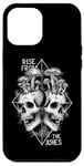 Coque pour iPhone 13 Pro Max Motif tête de mort unique Rise from the Ashes