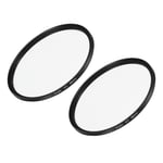 2Pcs 82mm UV Lens Filters, Slim Frame Multi-Coated Protective Lenses Filter