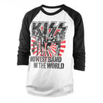 Hybris KISS - Hottest Band In The World Baseball longsleeve (XXL)