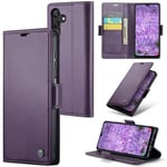 Samsung Galaxy A25 5G      Pu Wallet Case    [Purple]