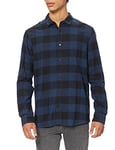 Only & Sons Onsgudmund Ls Checked Shirt Noos Chemise Casual, Multicolore (Dress Blues), XX-Large Homme