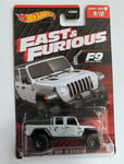 Hot Wheels `20 Jeep Gladiator F9 Fast and Furious 2023 HNR88 9/10