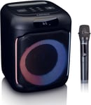 Pa-100 Bluetooth Partybox-Enceinte De Soiree Portable-Bluetooth 5.0 Et Tws-Ipx4-Effets Lumineux-100Watt Rms-2400Mah-Usb-Micro Et Telecommande-Noir