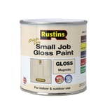 250ml Gloss Paint Cream Small Can Rustins Wood Metal Quick Dry Interior Exterior