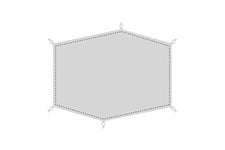 Snow Peak Ground Sheet For Land Breeze Pro.1 Sd-641-1 NEW from Japan