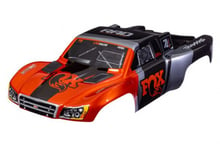 Traxxas 6849-FOX Kaross Slash VXL 2WD/4x4 (Clipless) Komplett Fox