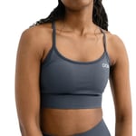 Drop Of Mindfulness Maya Seamless Sports Bra, , Mörkblå