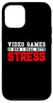 iPhone 12/12 Pro Funny Video Games Lover, Deal with Stress Case