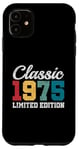 Coque pour iPhone 11 50 Year Old Classic 1975 Édition limitée rétro 50e anniversaire