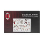 AC Milan- Puzzle 500 pièces avec Moments Iconique du Club, Produit Officiel, PZZICO-A17-ONE, Blanc