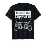 Level 2 Complete 2nd Wedding Anniversary Date Honeymoon T-Shirt